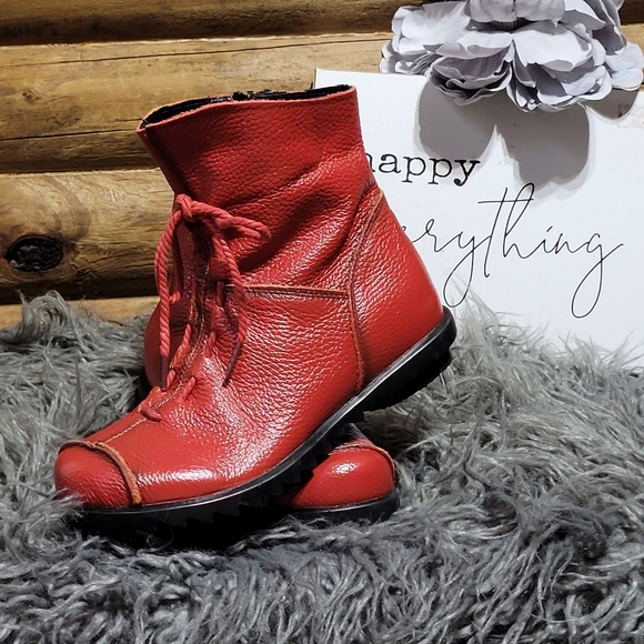 Shoes | Clarsuuny Red Boots | Poshmark